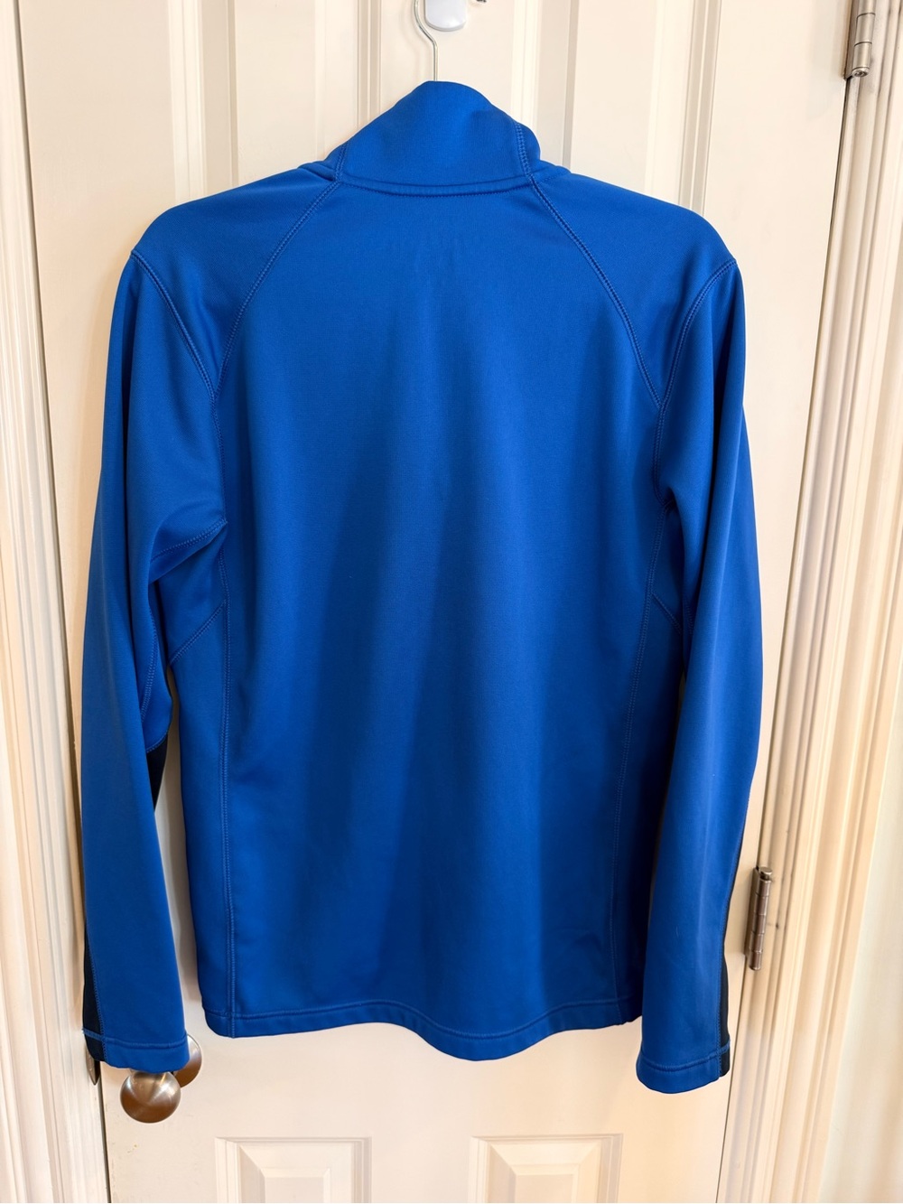 Nike Blue and Black Therma-Fit Half-Zip Performance Jacket, Men’s- Small - Picture 3 of 3